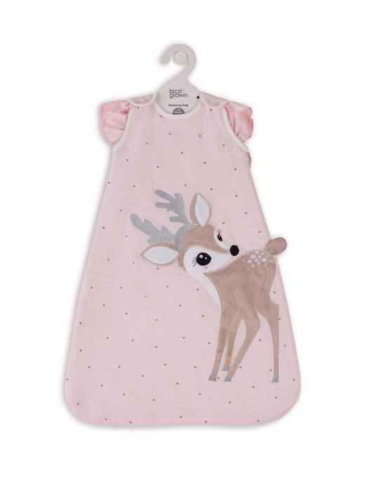 Baby Sleeping Bag 0-6 Months 2.5 Tog - Felicity Fawn