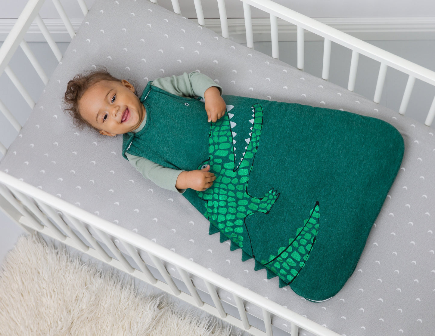 Baby Sleeping Bag 0-6 Months 2.5 Tog -  Rocka Croc