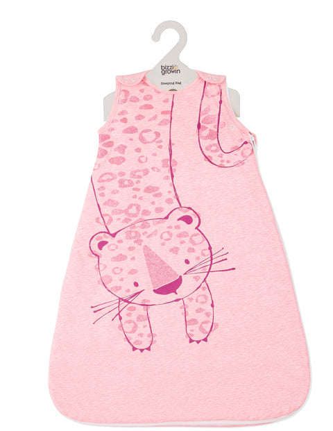 Baby Sleeping Bag 0-6 Months 2.5 Tog -  Lyra Leopard